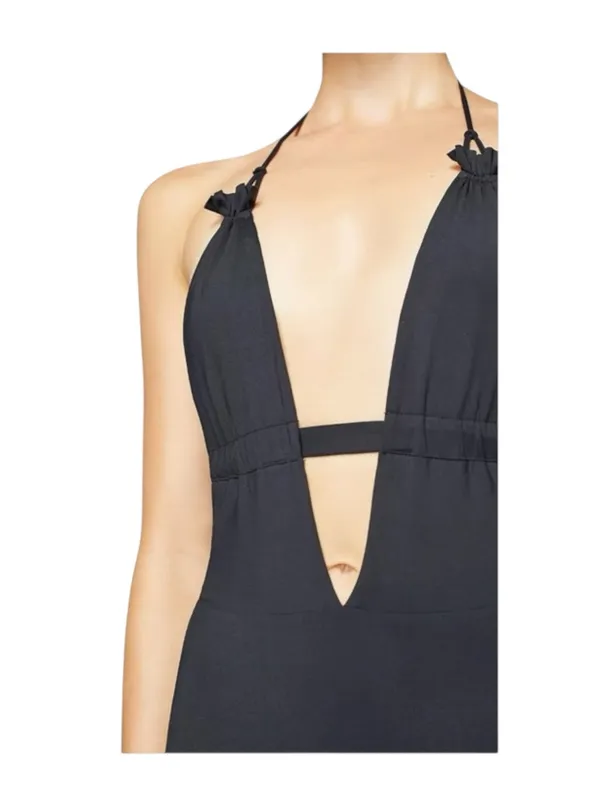 new Tavik x Anthropologie ☀︎︎ Emme Plunge One Piece Swimsuit ☀︎︎ Black ☀︎︎ M ☀︎︎ - Image 3