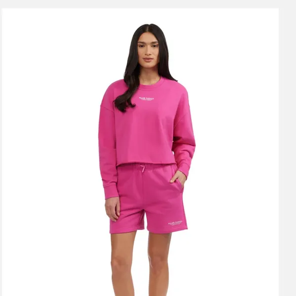 NWT PAJAR CANADA Lawson Women's Oversized Crop Sweatshirt in PINK GLOW XL - Image 4