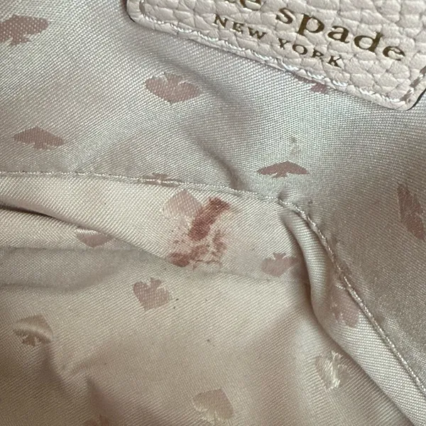 kate spade Pale Pink Pebbled Leather Crossbody - Image 8