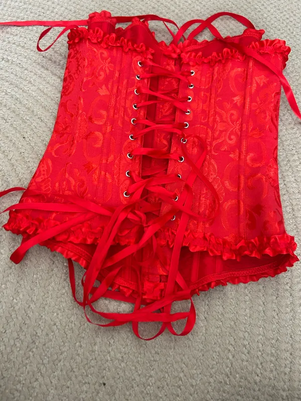 Red corset top - Image 5