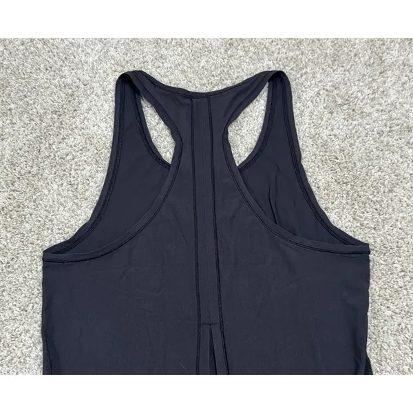 Lululemon All Tied Up Tank Black Open Back Racerback Pima Cotton Top Size S - Image 7