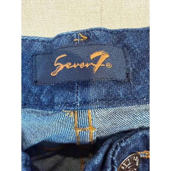 Seven7 | Bootcut Jeans Dark‎ Blue | Women's 12 - Image 8