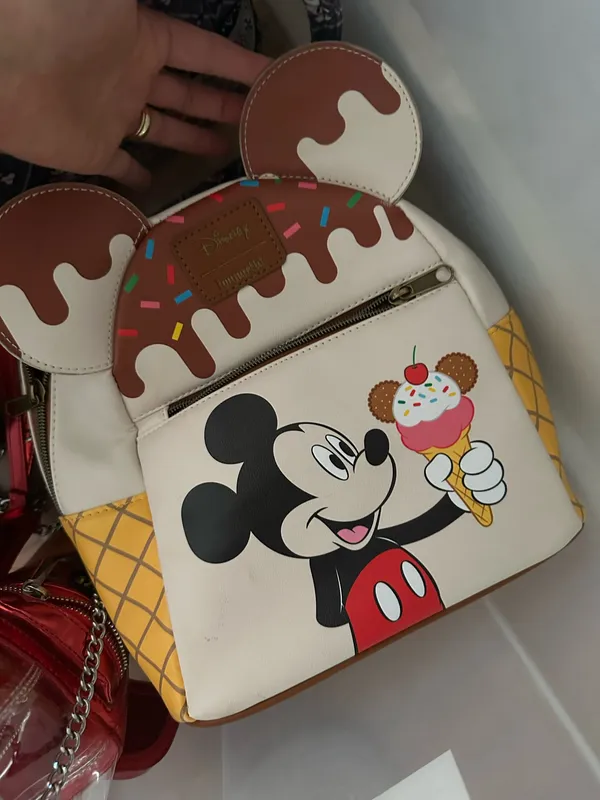 Loungefly Disney Mickey Mouse Ice Cream Mini Backpack - Image 4