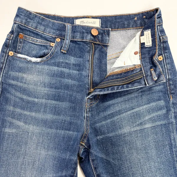 Madewell Womens‎ Jeans Size 23 The High Rise Slim Boy Jean Milton Wash Stretch - Image 5