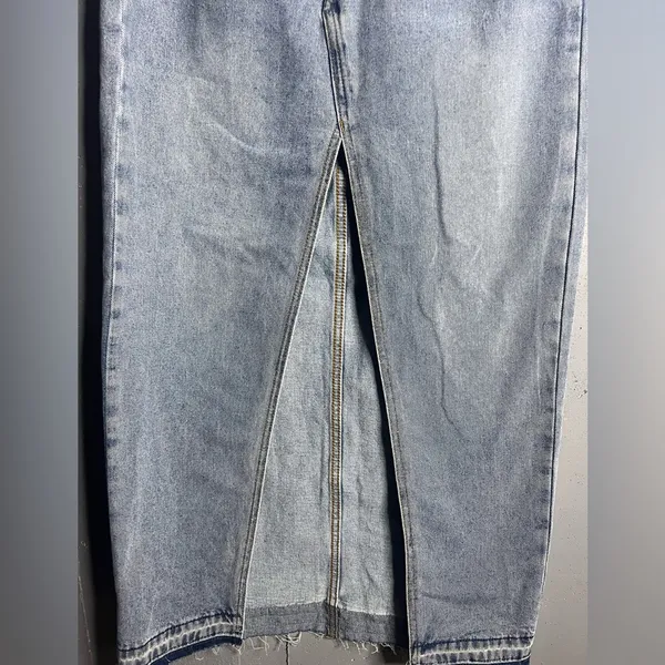 White Fox Boutique Take My Picture Denim Maxi Skirt – Blue Wash. size XS. NWT - Image 7