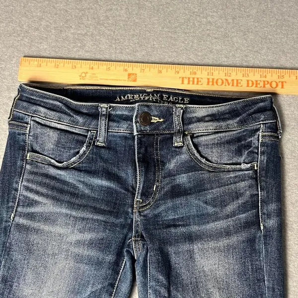 American Eagle Outfitters Super Low Rise Jegging Size 6 - Image 2
