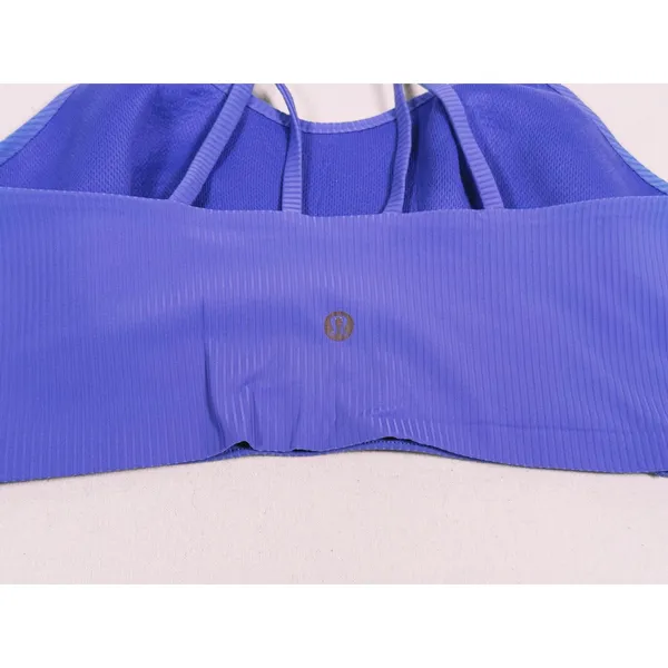 Lululemon Like a Cloud Ribbed Longline Bra Size 6 Wild Indigo Athletic Yoga Gym - Image 7