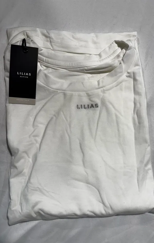 Lilias Active The Everyday Boy Tee oversized White Size XXL - Image 2