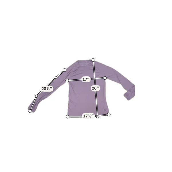 Women's UPF 50+ Purple Long Sleeve Sun Shirt Reel Life S Outdoor Gorpcore - Image 5