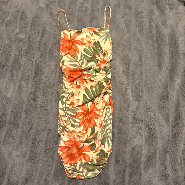 Windsor Tropical Floral Bodycon Mini Dress - Image 3