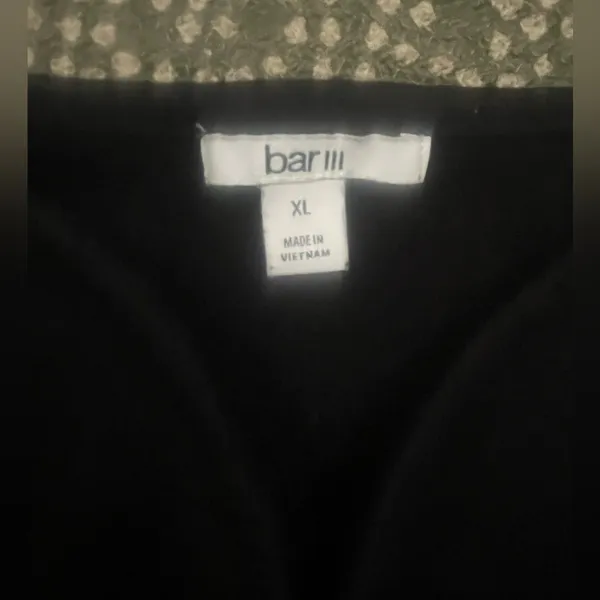 Bar III knit Black tube top sz XL. Like new condition - Image 5