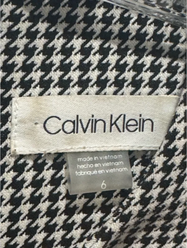Calvin Klein Houndstooth Dress Sheath 6 - Image 2