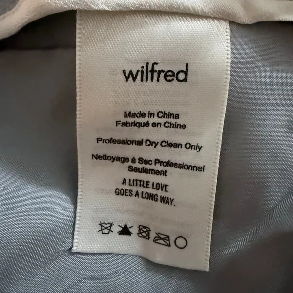 Aritzia Wilfred Chambery Trouser Wool Cropped Dress Pants Pockets Size 0 - Image 6