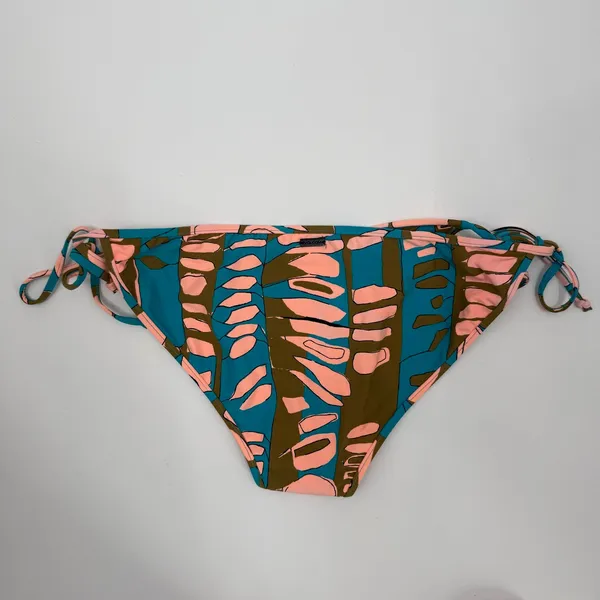 Volcom Bikini Bottom SZ Medium New Wave Brown Abstract Boho Surf Skater Swim NEW - Image 3