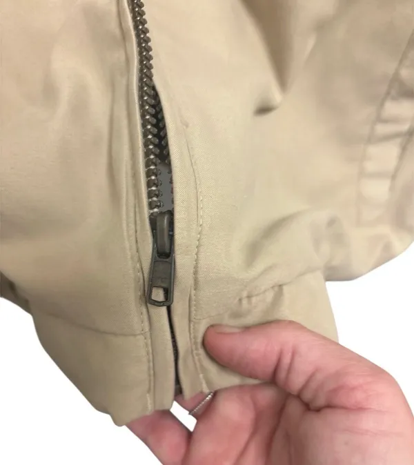 Guy Harvey Blue Water Khaki Jacket Zipper Front Lined Men’s Sz M EUC - Image 5