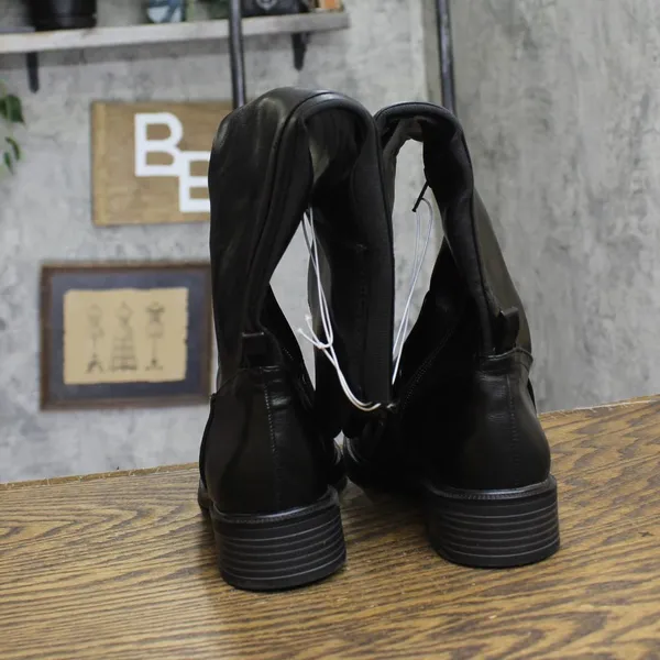 A New Day Womens Sienna Tall Dress Boots 88391442 Black 6M - Image 5