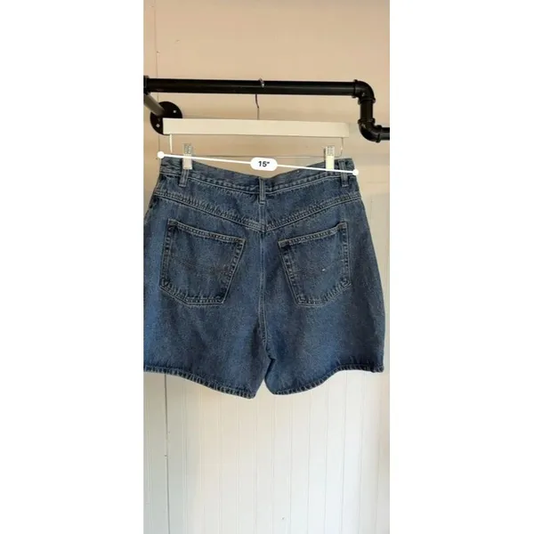 VTG Y2K Bugle boy 16 denim shorts blue great condition - Image 2