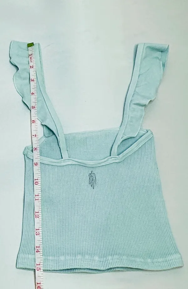 FP Movement by Happiness Runs Flirty Crop Tank - Iced Mint - XS/S - Image 8