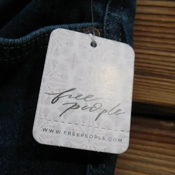 NWT Free People High Waist Raw Hem Skinny Jeans - Image 9