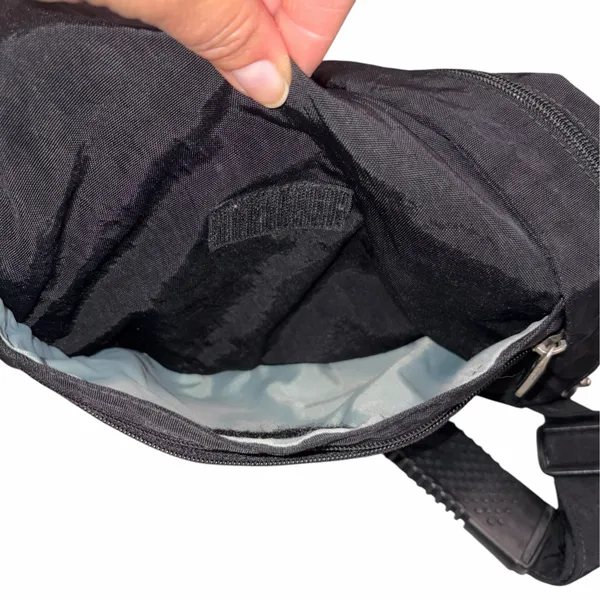 AmeriBag Small Healthy Back Black Nylon Slingpack Hiking Travel Bag - Image 7