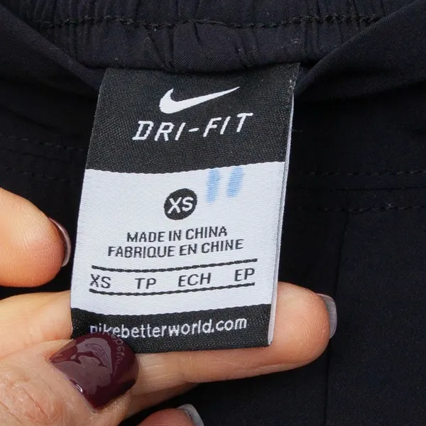 Nike Womens Dri Fit Woven‎ Bliss Mid Rise 7/8 Joggers Size XS Black Athleisure - Image 5
