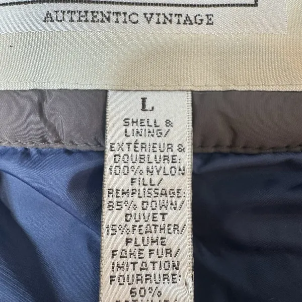 Vintage Y2K Abercrombie & Fitch Down Quilted Puffer Jacket Size L Green Military - Image 10