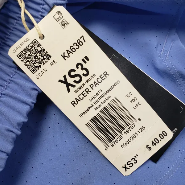 Adidas Women's Racer Pacer Woven Shorts in Blue Fusion size XS NWT - Image 10