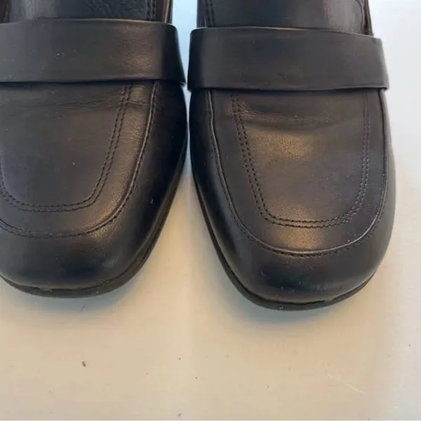 Naturalizer Leather Heeled Women’s 7.5 Slip-On Comfort Dress Shoes Black Classic - Image 6