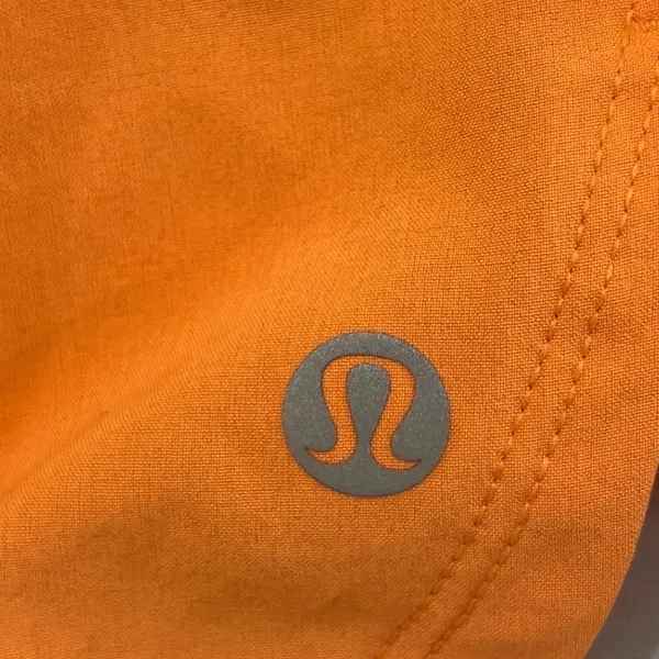 Lululemon Swiftly Tech Short Sleeve Shirt Orange Ripstop Womens 4 - Image 9