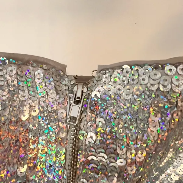 FINAL PRICE GB ( Gianni Bini ) Sequined Cropped Top - Image 8