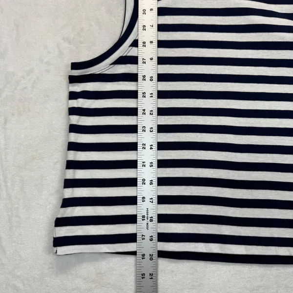 Maeve Anthropologie Striped Tank Top Sleeveless Casual Cotton Top Size Medium - Image 4