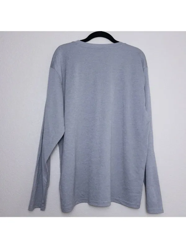 Kappa Alpha Theta Nike Swoosh Dri Fit Long Sleeve Top L Gray Sorority Dry Fit - Image 6