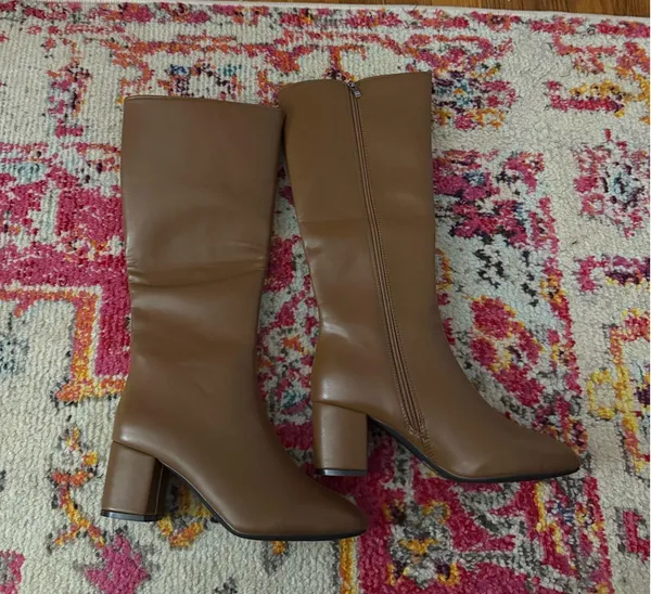 Brown Tall Boots Size 7 - Image 3