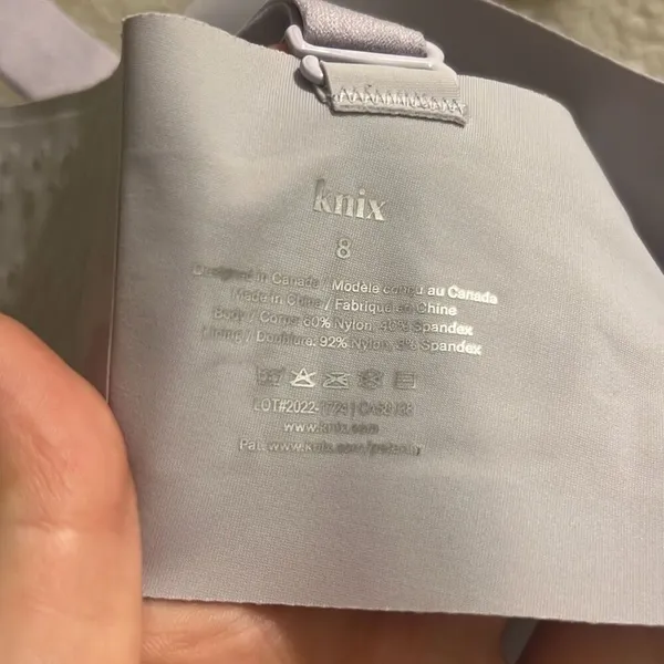 ✨Knix Revolution V-Neck Sz 8 Lavender Bra✨ - Image 6