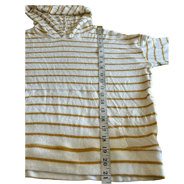 American Eagle Yellow White Striped Soft 6‎ for $36 Sexy Plush Hoodie Top - Image 11