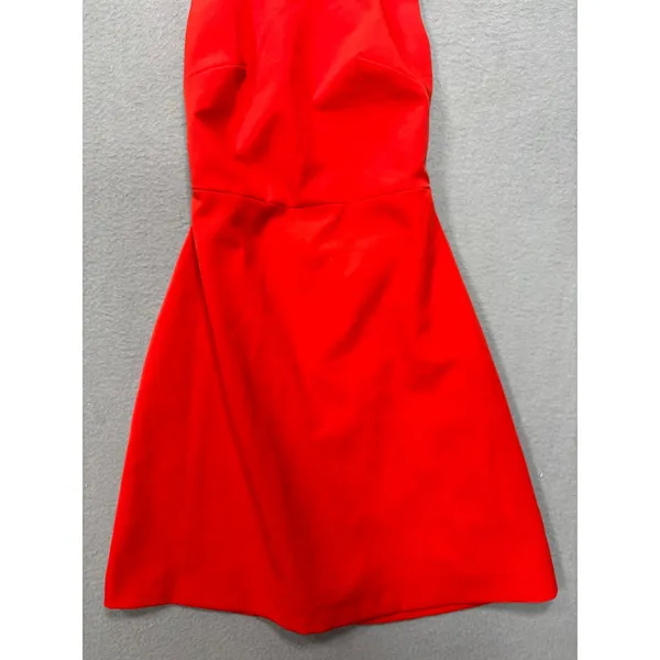 Zara Dress XS Trafaluc Collection Red Open Back Cutout Mini Sleeveless - Image 7