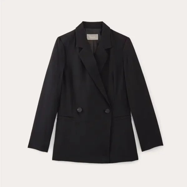 Everlane The Drapey Blazer Oversized Black Career Suit Jacket $198 NEW Size 6‎ - Image 12