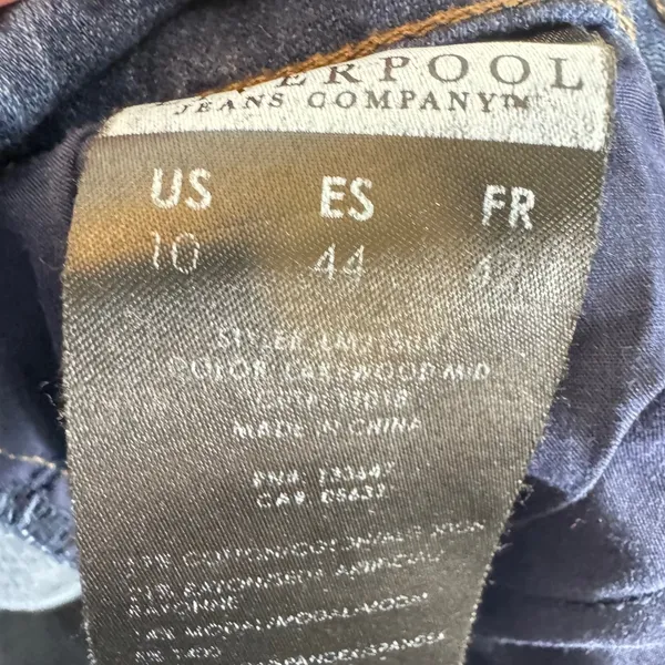 Liverpool Los Angeles Skinny Jeans Womens 10 Lakewood Med Mid‎ Wash Selvage Hem - Image 5