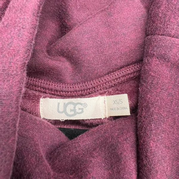 UGG Purple Fleece Lined Astrid Poncho Sweatshirt Size XS/Small - Image 8