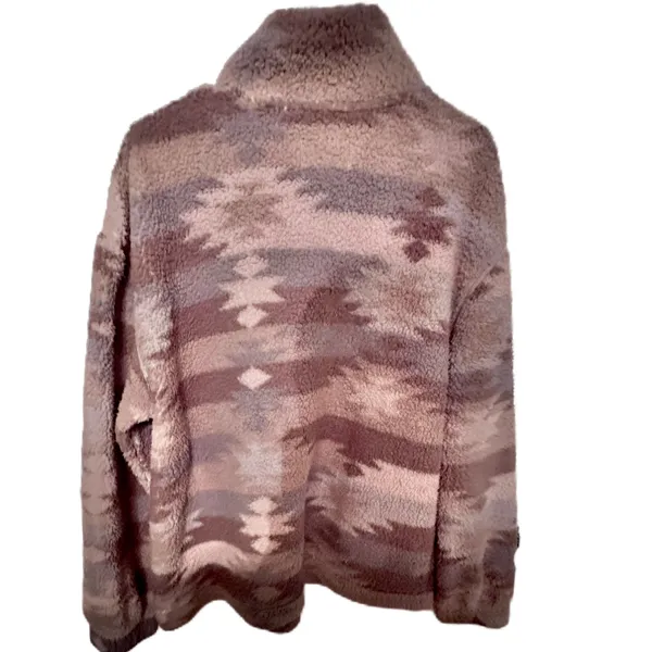 Koolaburra by UGG Cozy Southwestern Half Zip Fleece Pullover Jacket Women's XL - Image 4