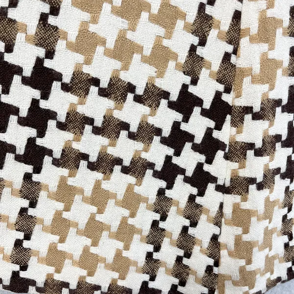 VTG 90s Perry Ellis Houndstooth‎ Skirt Womens 4 Academia Schoolgirl Classic - Image 5