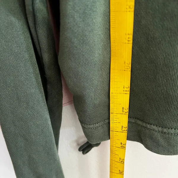 Offline‎ by Aerie Green Graphic Sweatshirt Pullover Cozy Loungewear Medium - Image 11
