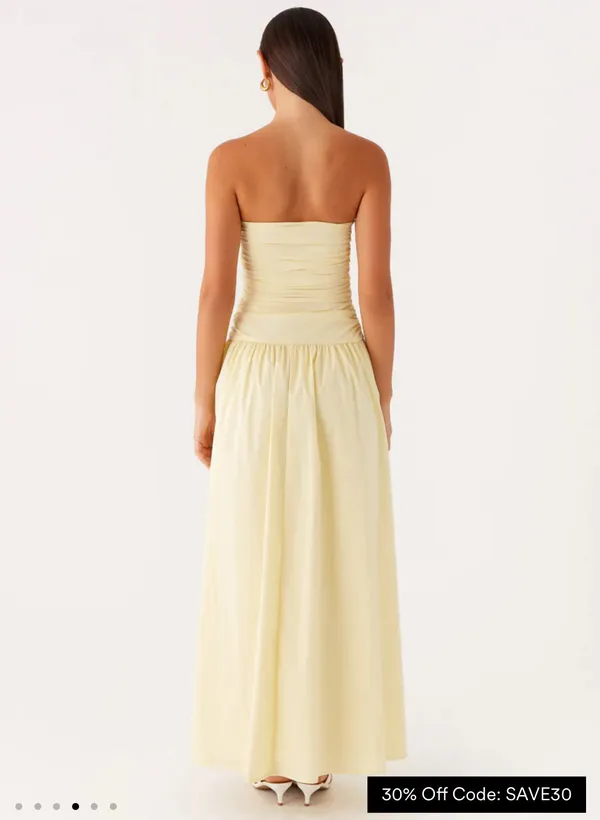 Peppermayo Exclusive - Carmel Maxi Dress - Yellow - Image 5