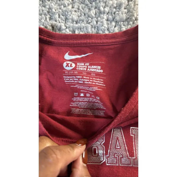 Nike Women's Alabama Crimson Tide Red Short Sleeve T-Shirt Size XLarge - Image 2