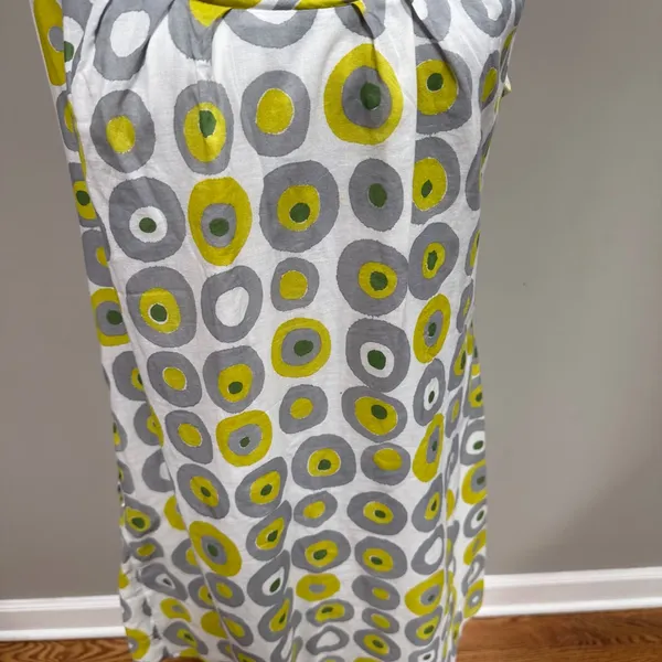 United colors of Benetton circle geometric shift dress cotton size large - Image 2