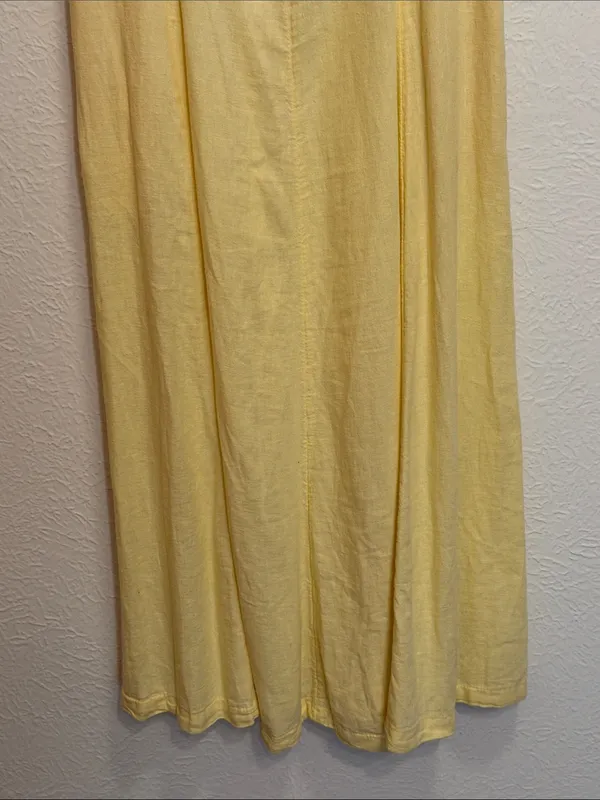 🌼🌼🌼BOGOHO🌼🌼🌼Old Navy Yellow Sleeveless Summer Dress-Small - Image 3