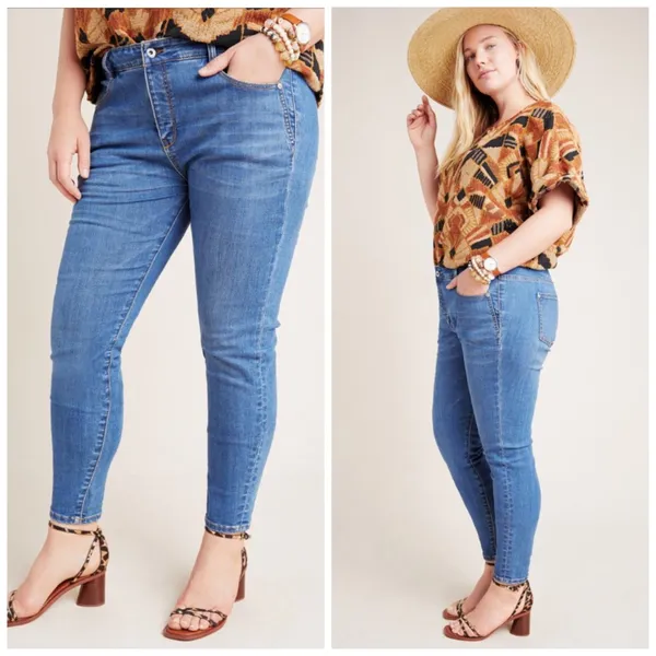 Anthropologie Pilcro High Rise Denim Ankle Jeans NEW - Image 2