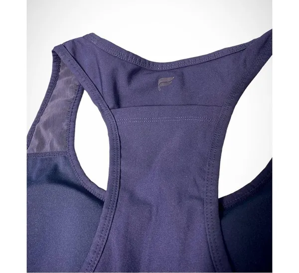 On the Go Medium Impact Sports Bra Size XL Navy Blue - Image 3