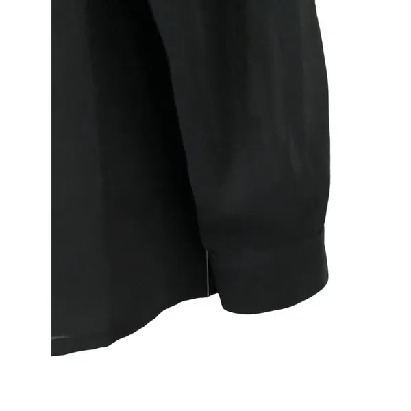 New Jouer black chiffon long sleeve shirt with gold embroidery Sz 6‎ - flawed - Image 4