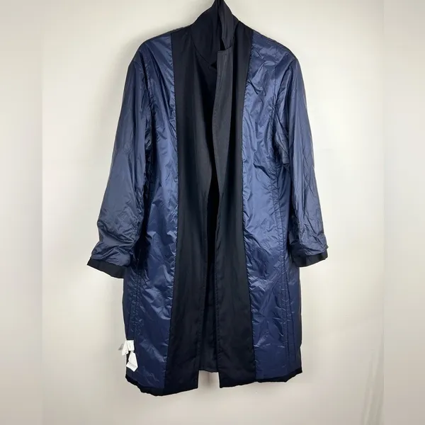 Vince Navy Longline Puffer Blazer Coat Jacket V5947-91167 Size S - Image 14